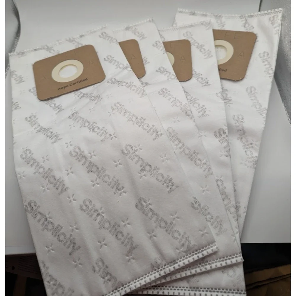 SIMPLICITY Type A HEPA Vacuum Bags 4 Pack Genuine S20 S20E Upright